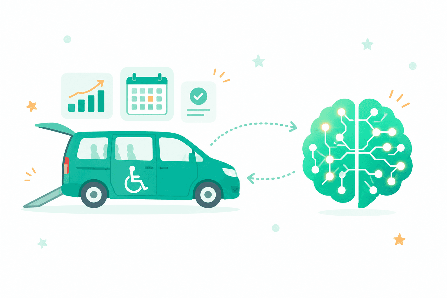 介護タクシー × AI で何ができる?個人事業主でも使える売上予測・需要予測・業務自動化の最前線【2026年版】